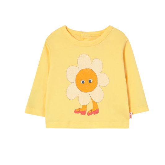 Tinycottons Flower Graphic Baby Tee