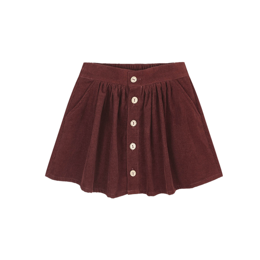 Rylee+Cru Button Front Mini Skirt