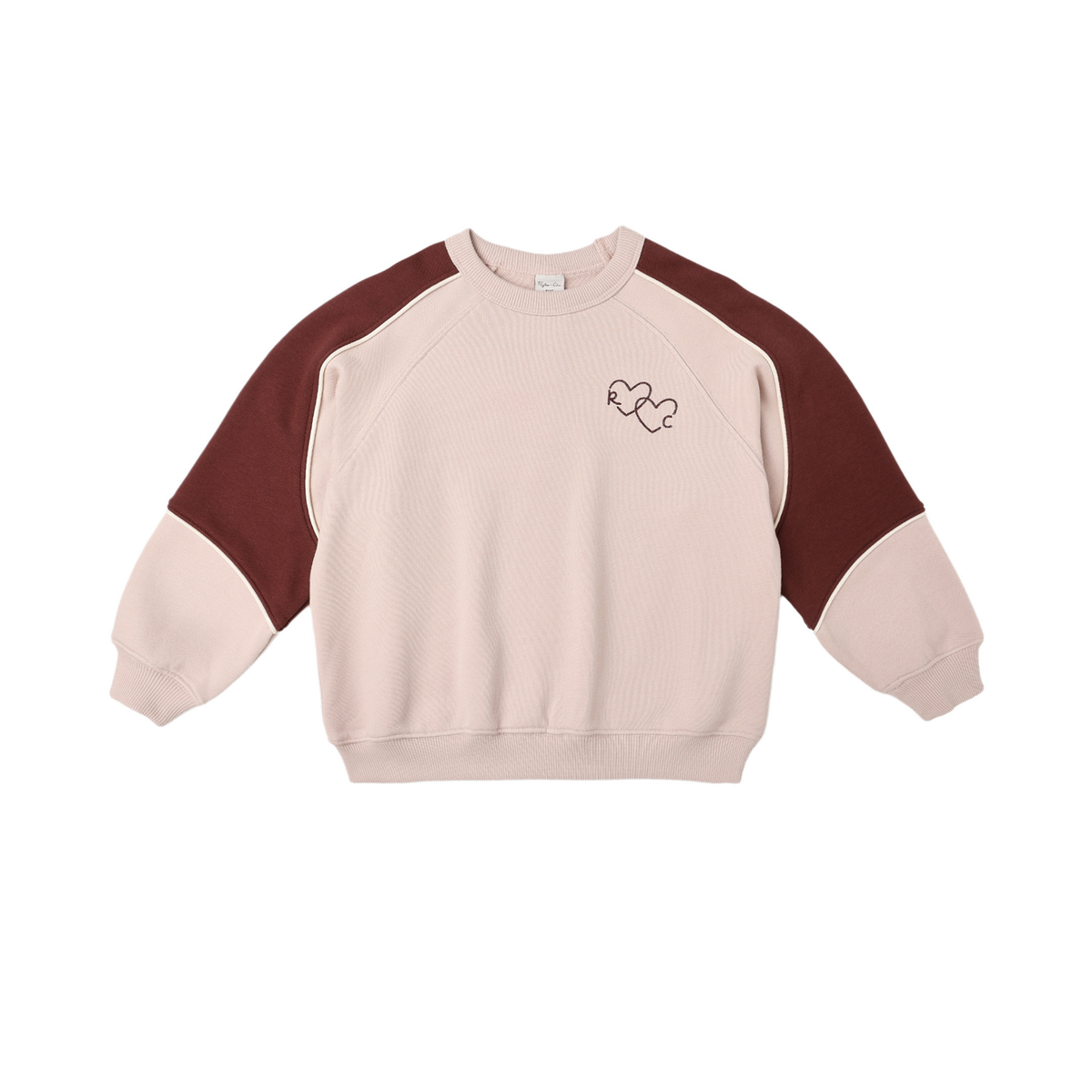 Rylee+Cru Paneled Sweatshirt