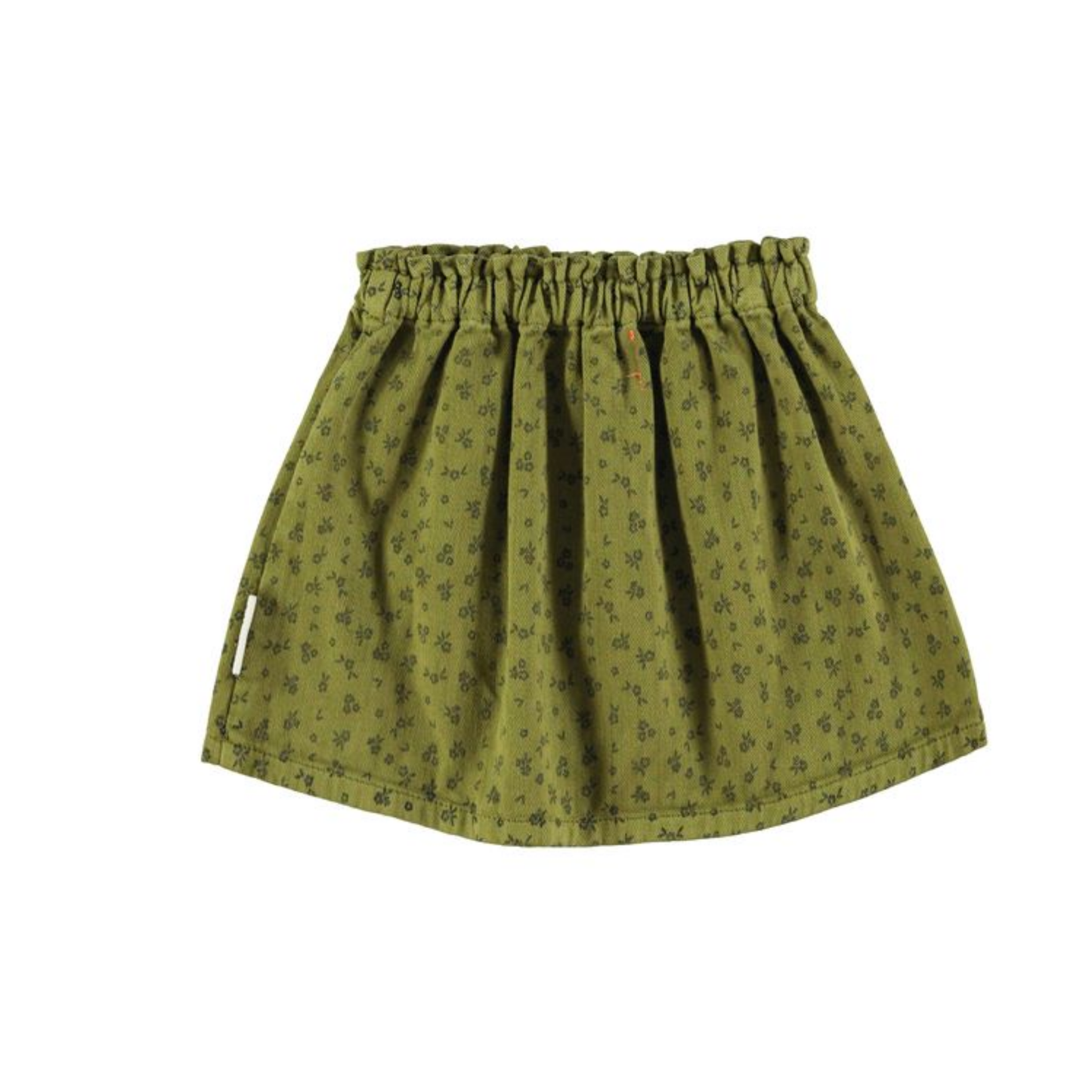 Piupiuchick Black Flowers Skirt