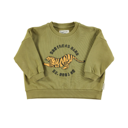 Piupiuchick Tiger Print Sweatshirt