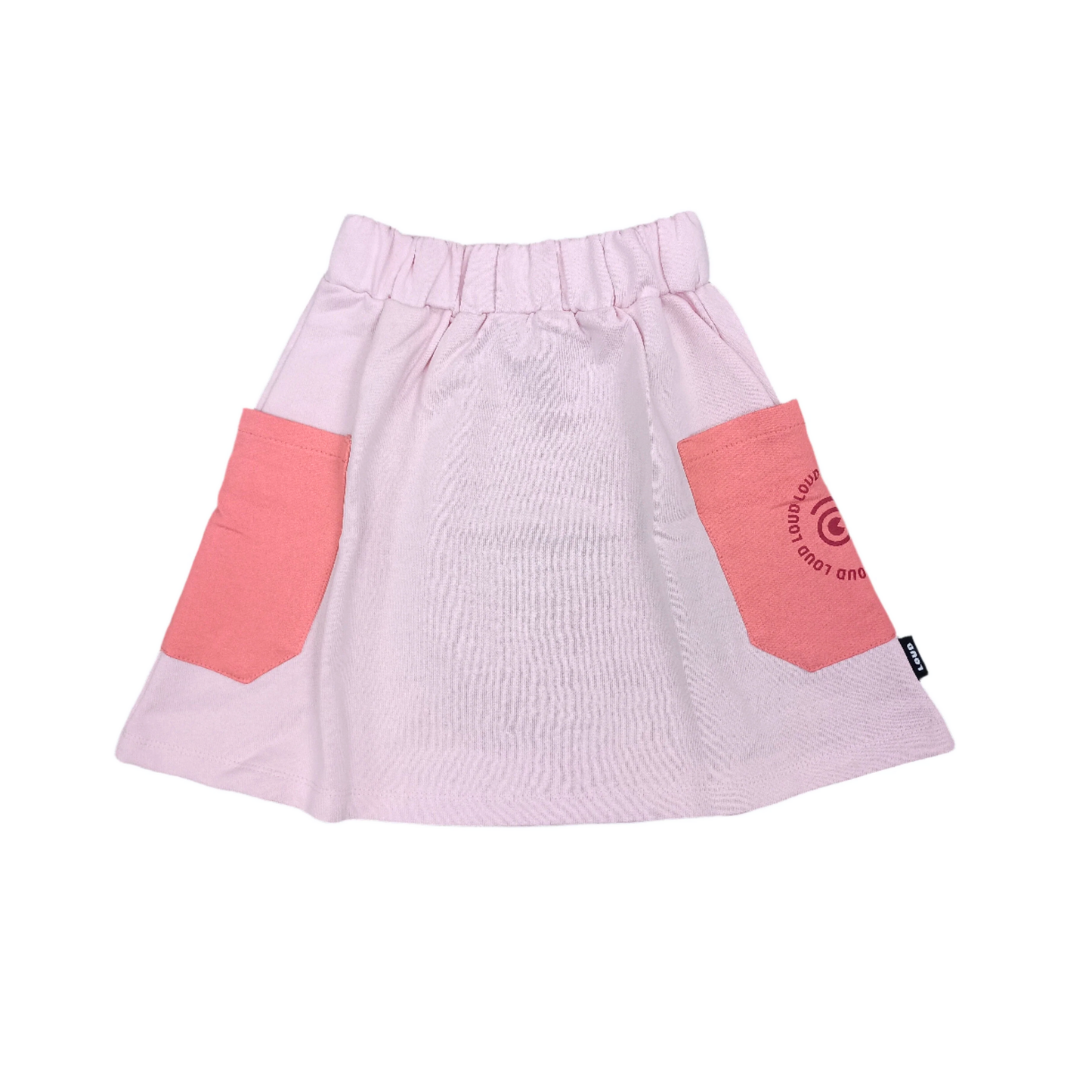 Loud 2 Tone Loud Logo Eyes Print Skirt