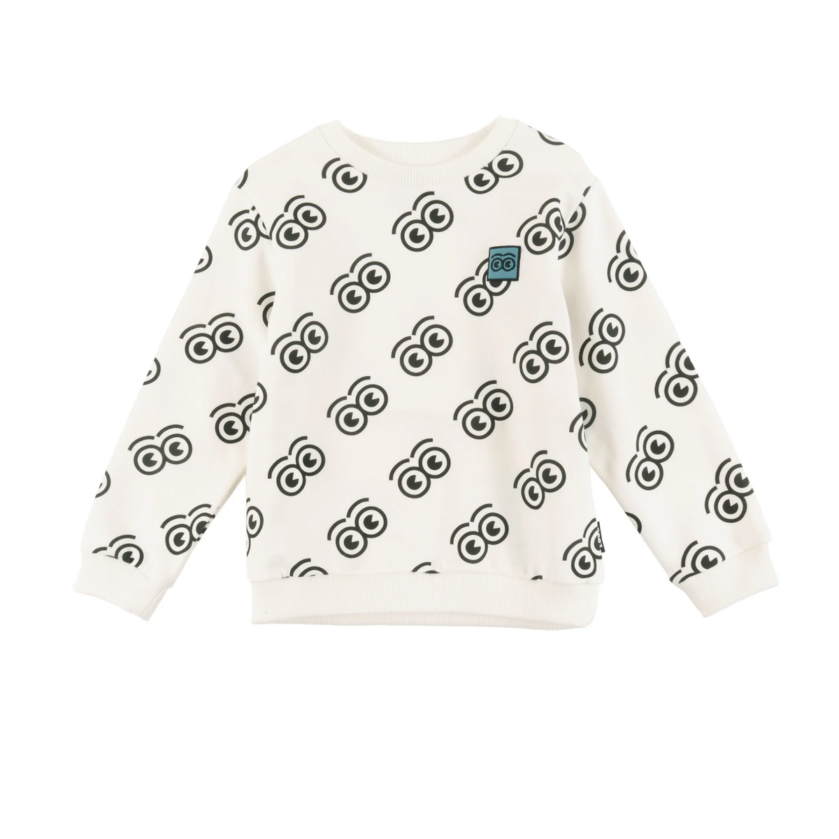 Loud Regular Fit Logo Eyes Allover Print Sweatshirt