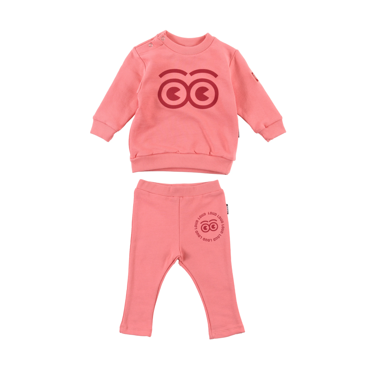 Loud Sweater Regular Fit Loud Logo Eyes Print Set