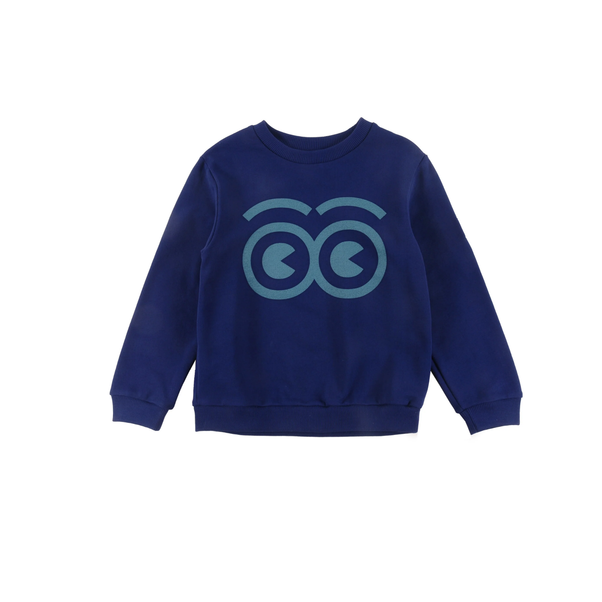 Loud Regular Fit Loud Logo Eyes Print Sweatshirt