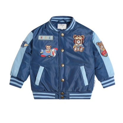 Huxbaby Aviator Varsity Bomber Jacket