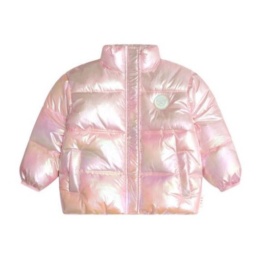 Huxbaby Iridescent Pink Puffer Jacket