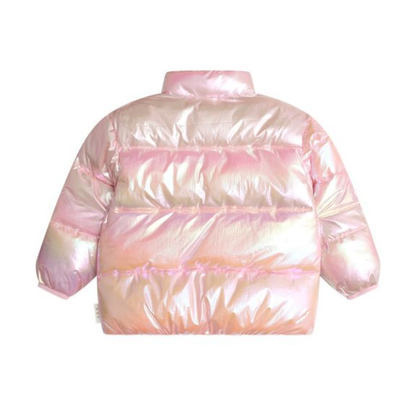 Huxbaby Iridescent Pink Puffer Jacket