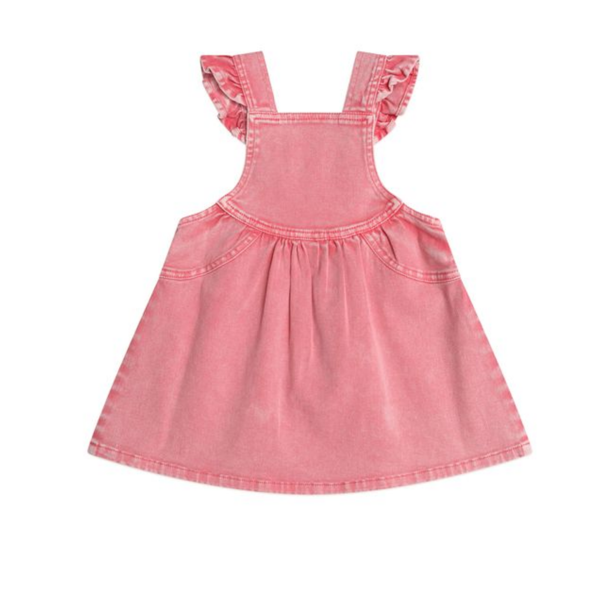 Huxbaby Cherry Heart Vintage Pinafore Dress