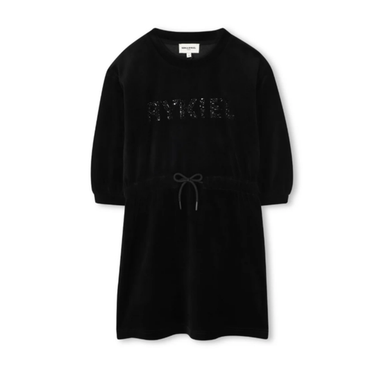 Sonia Rykiel Logo 3/4 Sleeve Dress