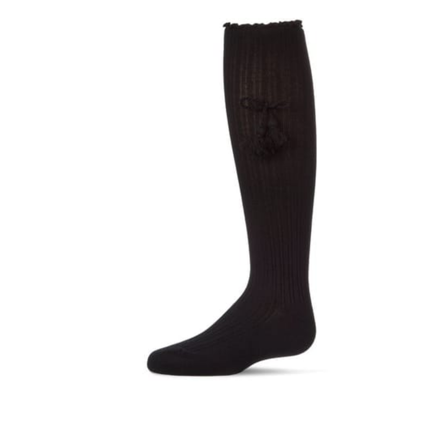 Memoi Tassle Bow Knee High - MKF-7217