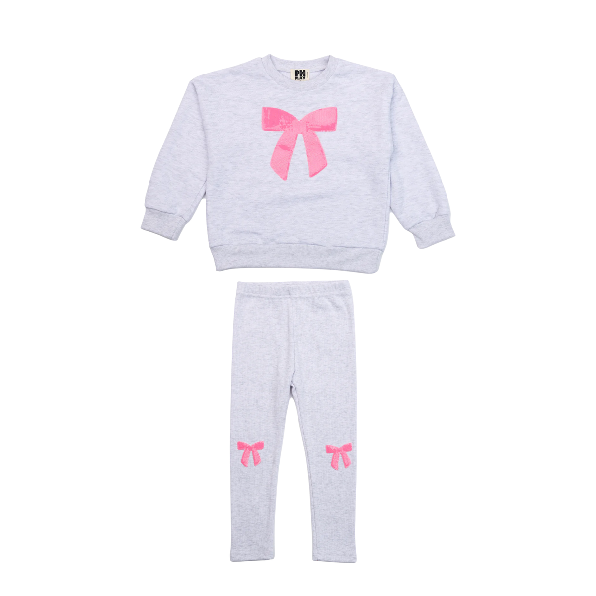 Petite Hailey Lulu Bow Sweaters Set