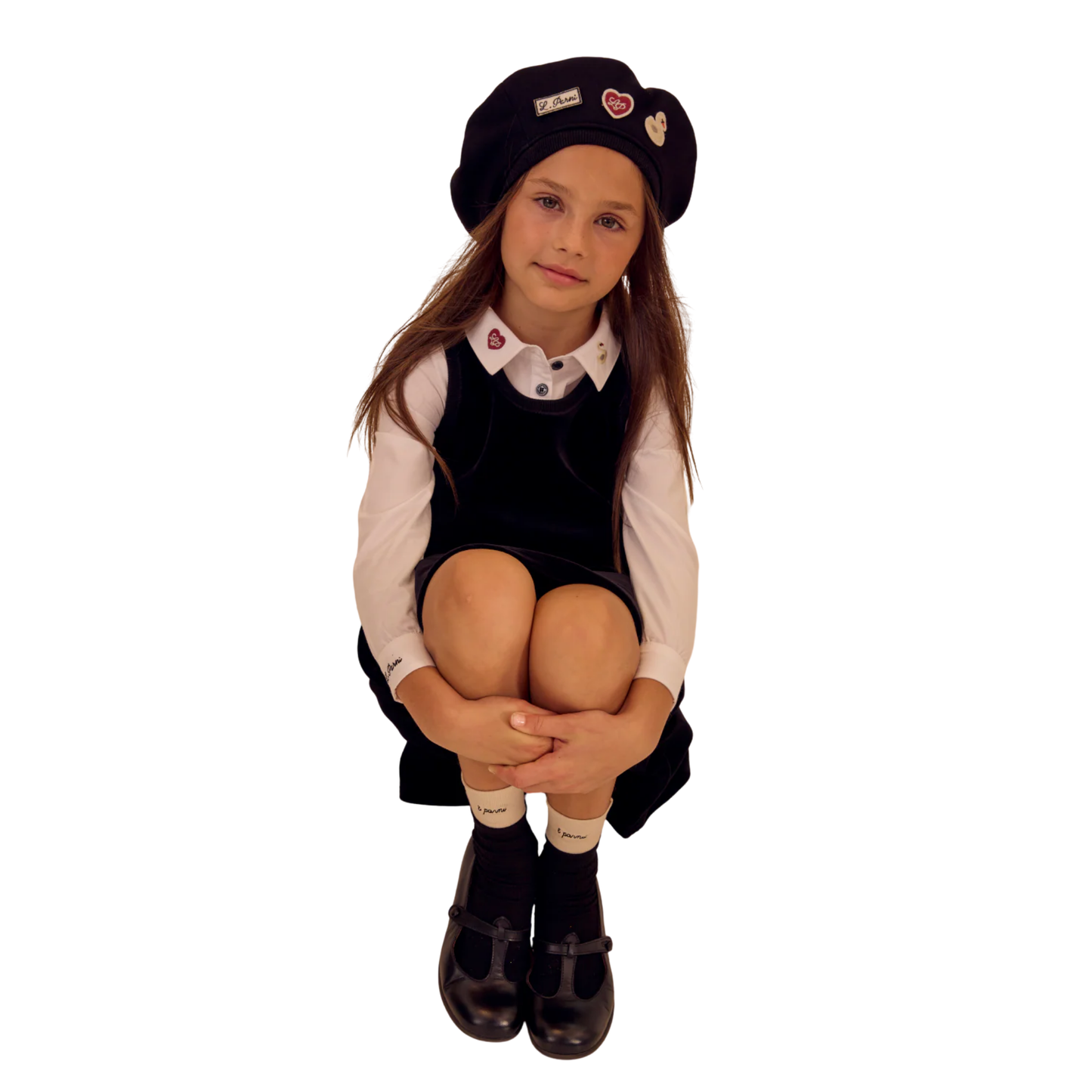 Little Parni Velour Short Jumper