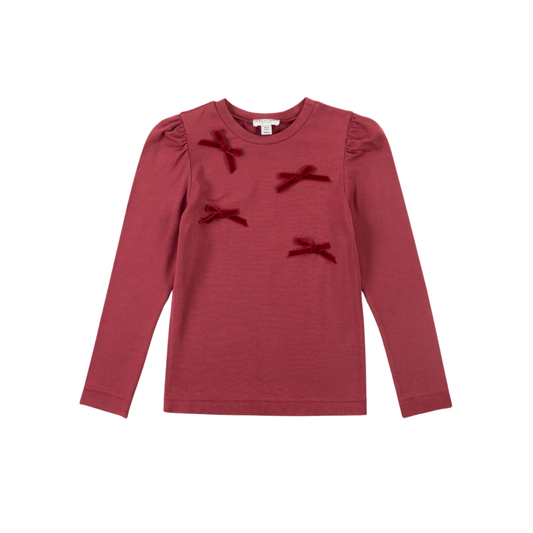 Yell-Oh Jersey Cotton Bow Top