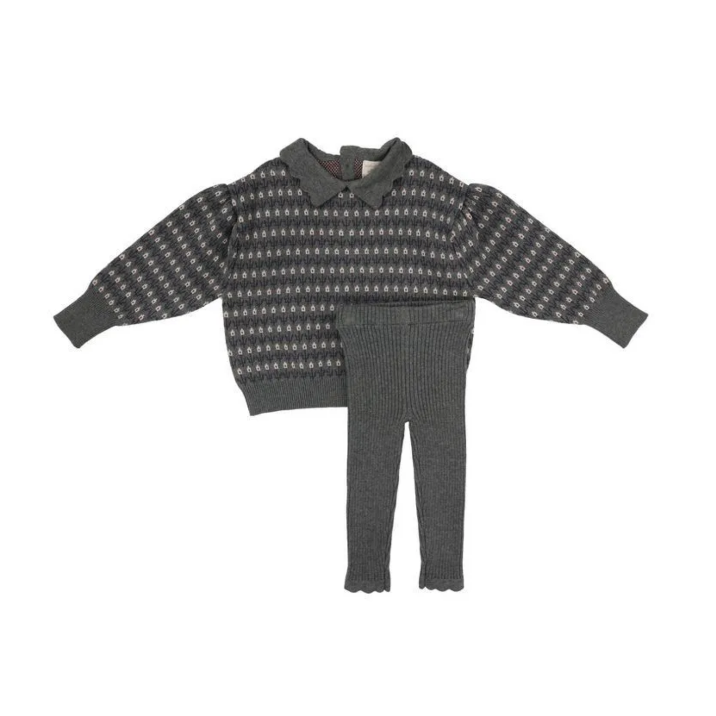 Analogie Floral Knit Set