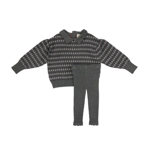 Analogie Floral Knit Set