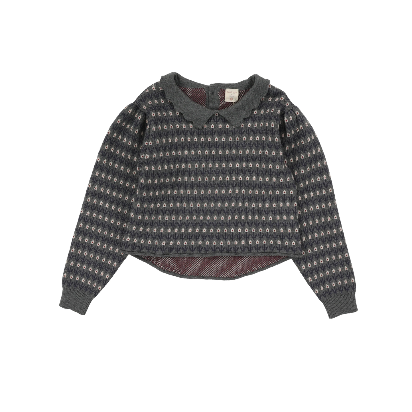 Analogie Floral Knit Sweater