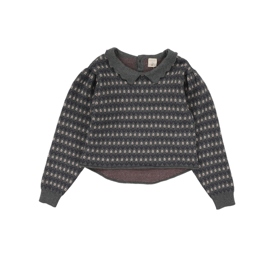 Analogie Floral Knit Sweater