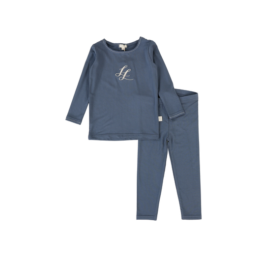 Lil Legs Emblem Lounge Set