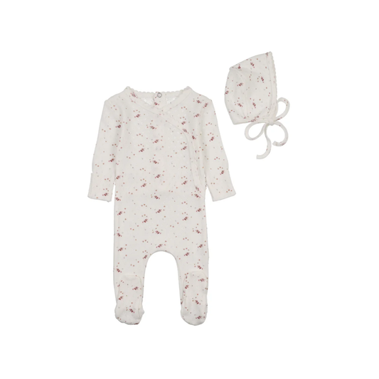 Bee And Dee Pretty Petals Footie