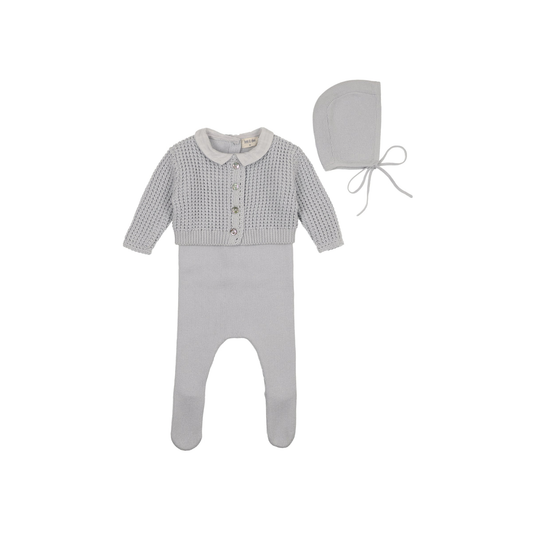 Bee And Dee Waffle Ensemble Footie