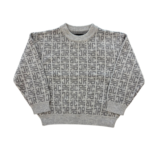 John Richmond Check Logo Sweater