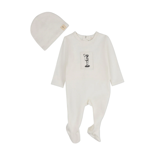 MiniMoi The Little Boy And His Balloon 2 Pc Footie Set