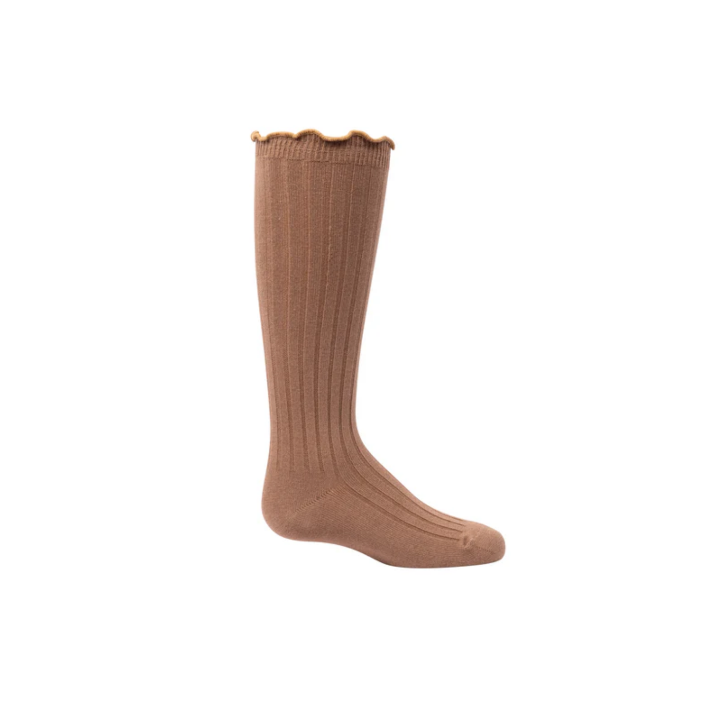 Zubii Contrast Scalloped Edge Knee