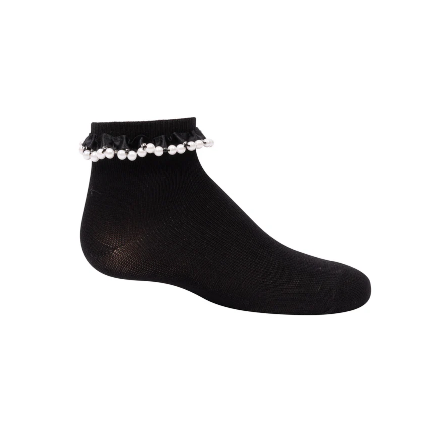 Zubii Pearl Ruffle Ankle