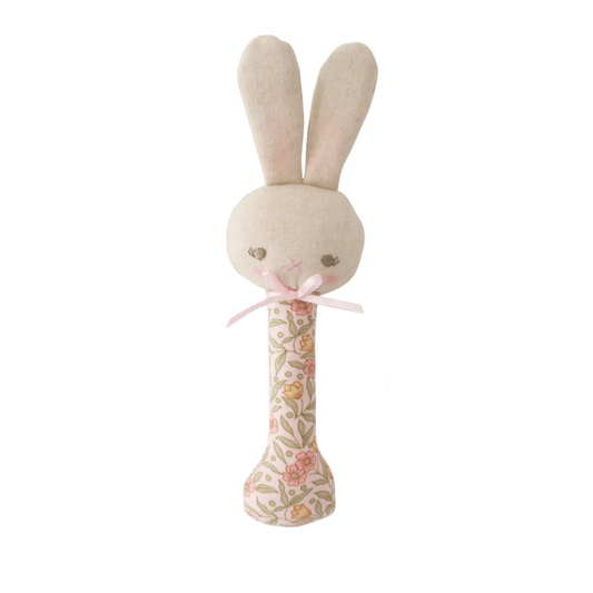 Alimrose Bunny Stick Rattle Blossom Lily
