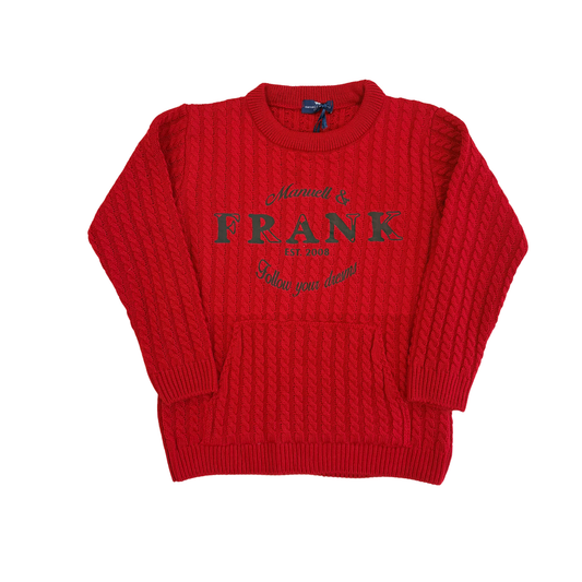 Manuell & Frank Cable Crew Neck Sweater