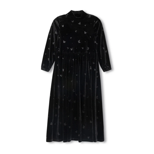 Lilou  Velour Butterfly Print Robe