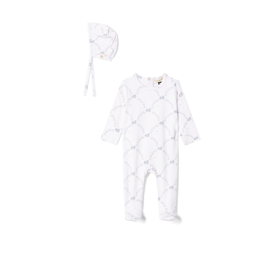 Bebe Bella  All Over Rocking Horse Print Layette