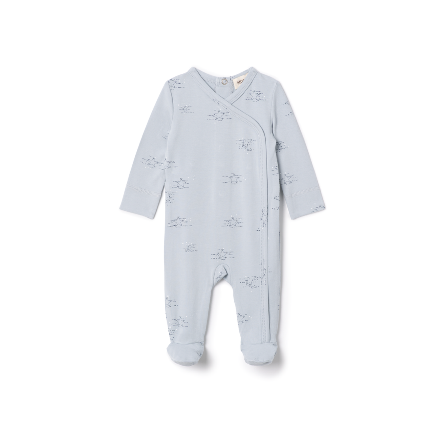Mocha Fake Front Overlap Footie