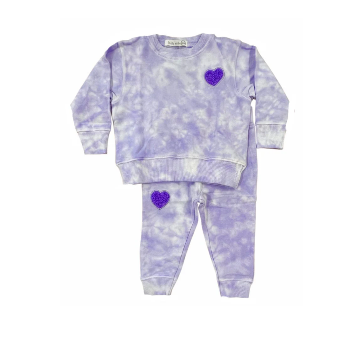 Little Mish Heart Tie Dye Set