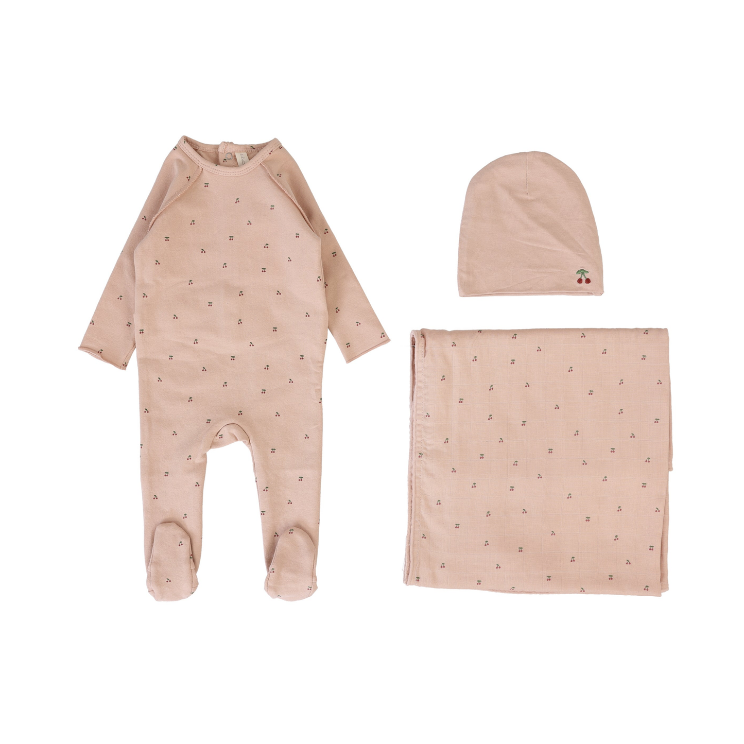 Lilette Cherry Print Layette Set
