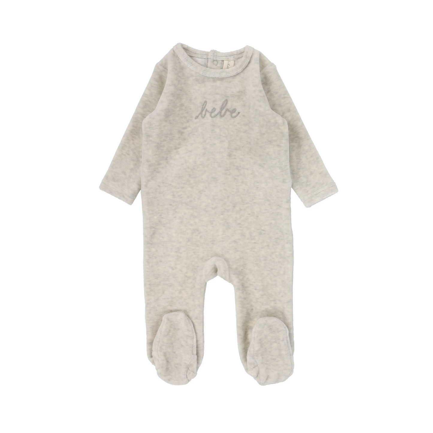 Lilette Velour Bebe Footie