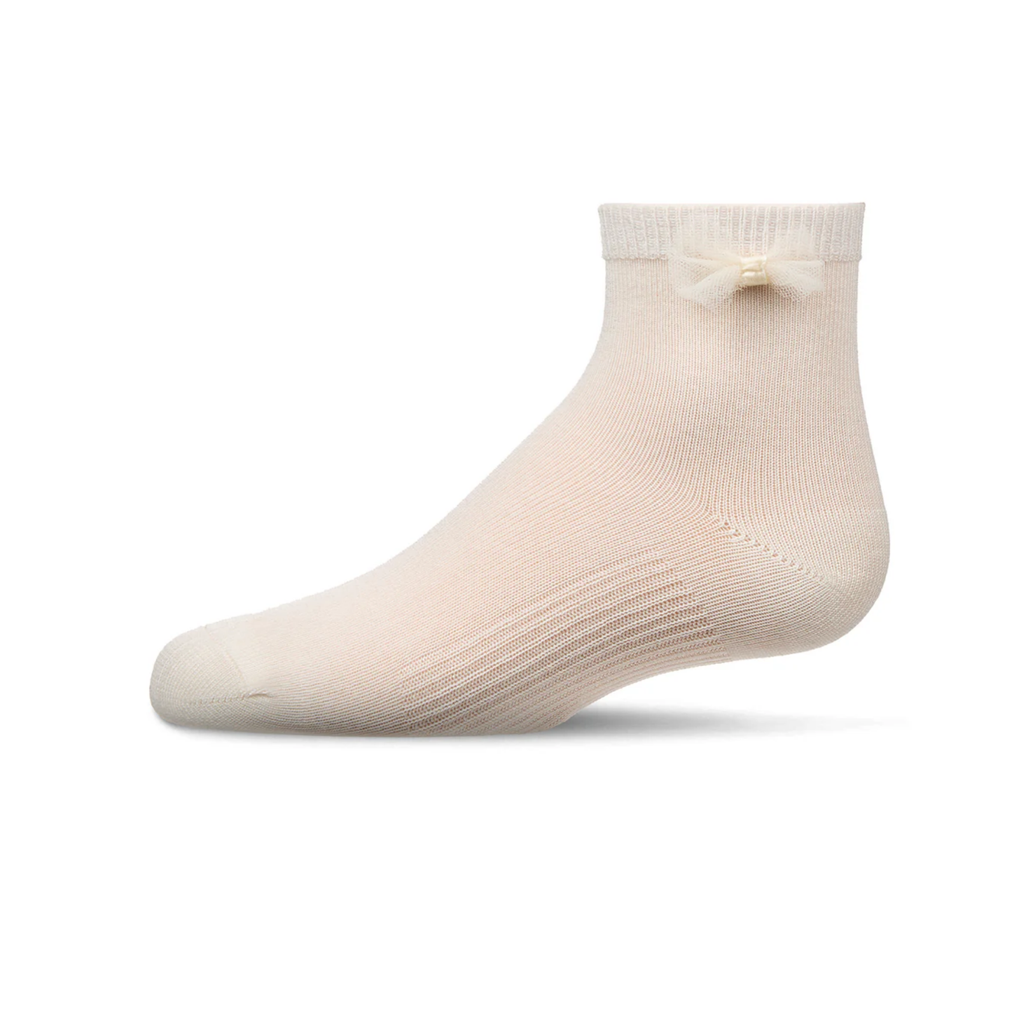 Memoi Mercerized Bow Anklet - MKF-1014