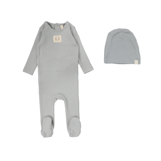 Lilette Pointelle Emblem Footie Set