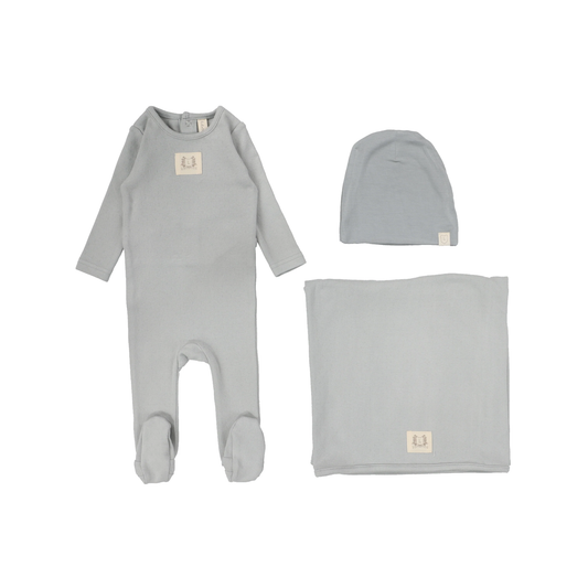 Lilette Pointelle Emblem Layette Set