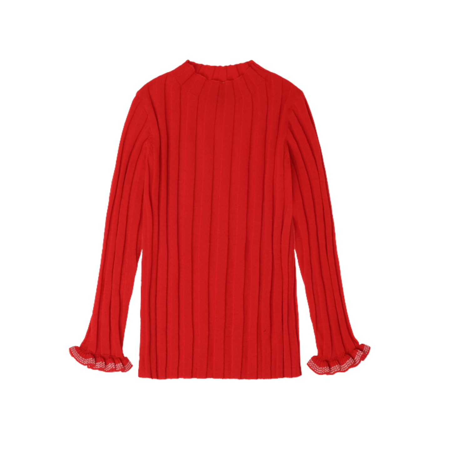 Fub High Neck Long Sleeve Top