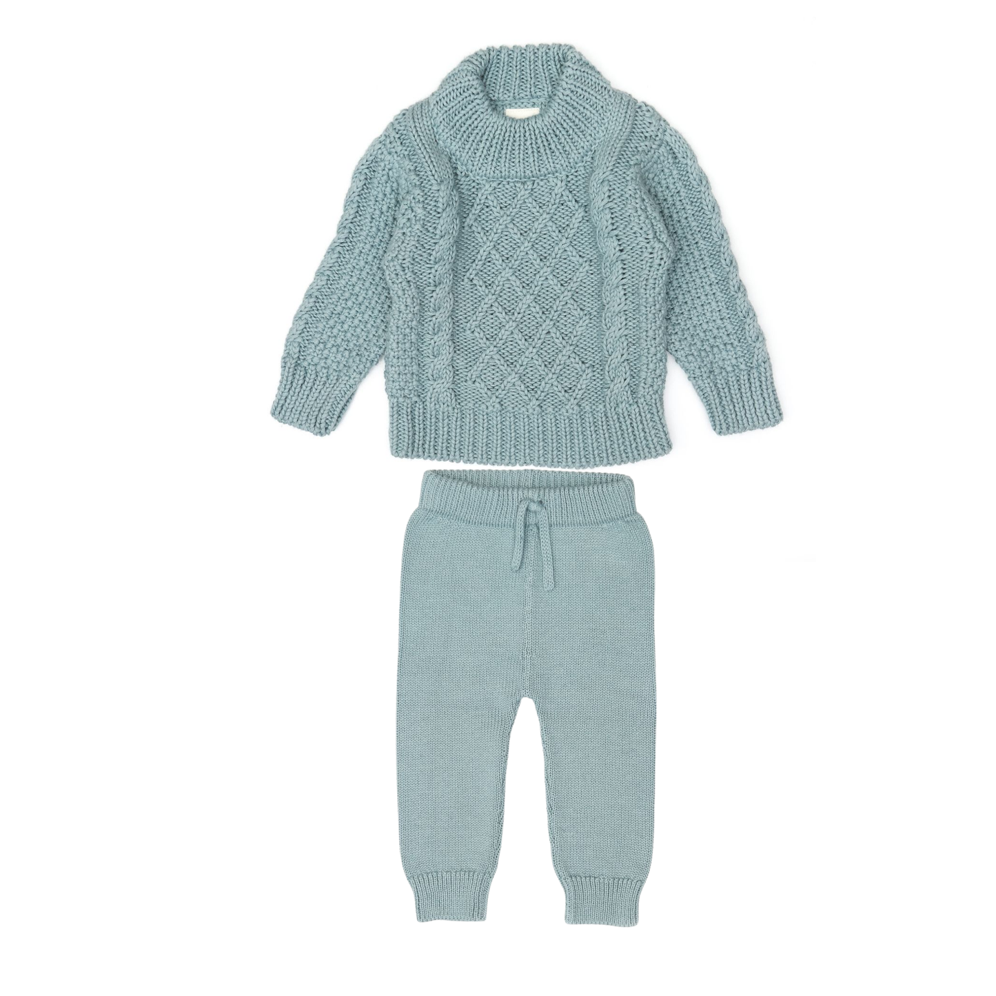 Little Noah Boy Braided Sweater Set