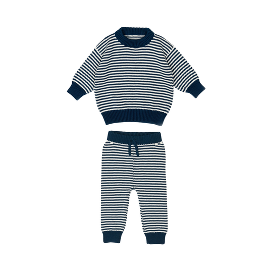 Little Noah Boy Stripped Sweater Set