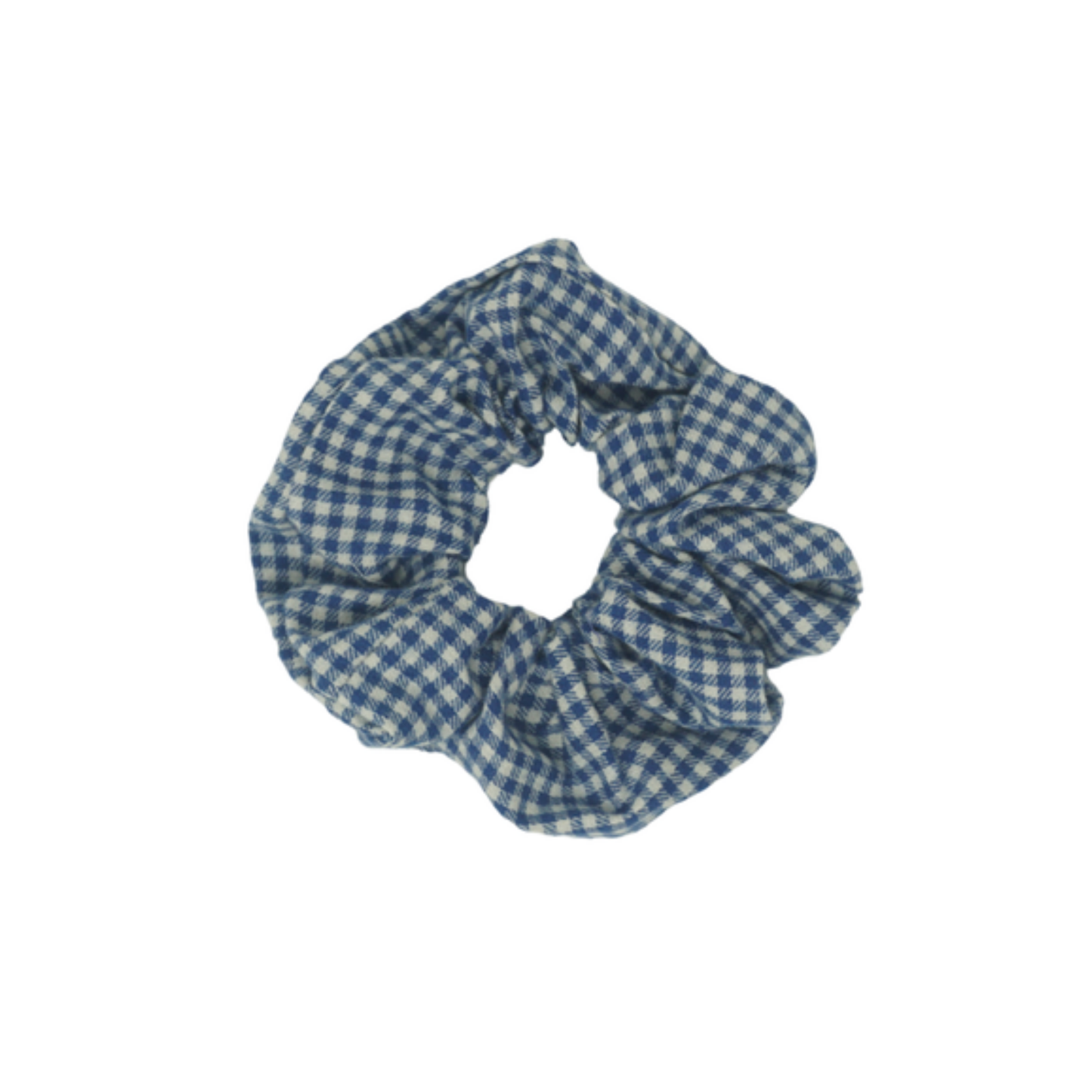 Bandeau Wooly Gingham Scrunchie