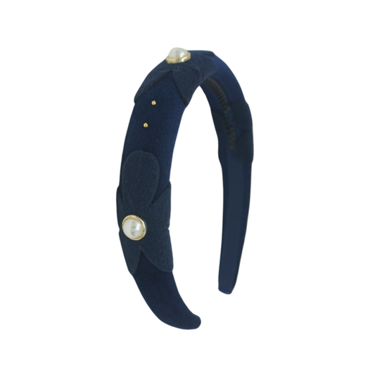 Bandeau Designer Flower Padded Headband