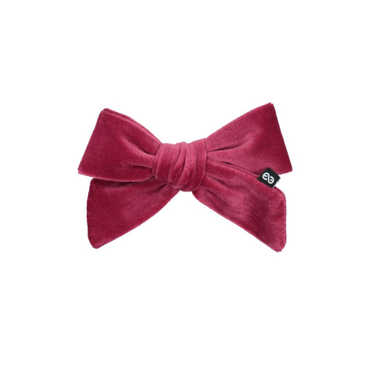 Knot Felted Velvet Bow Clip