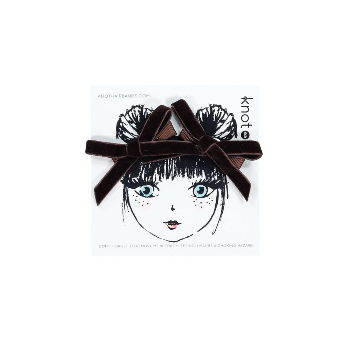 Knot Velvet Ribbon Mini Bow Set