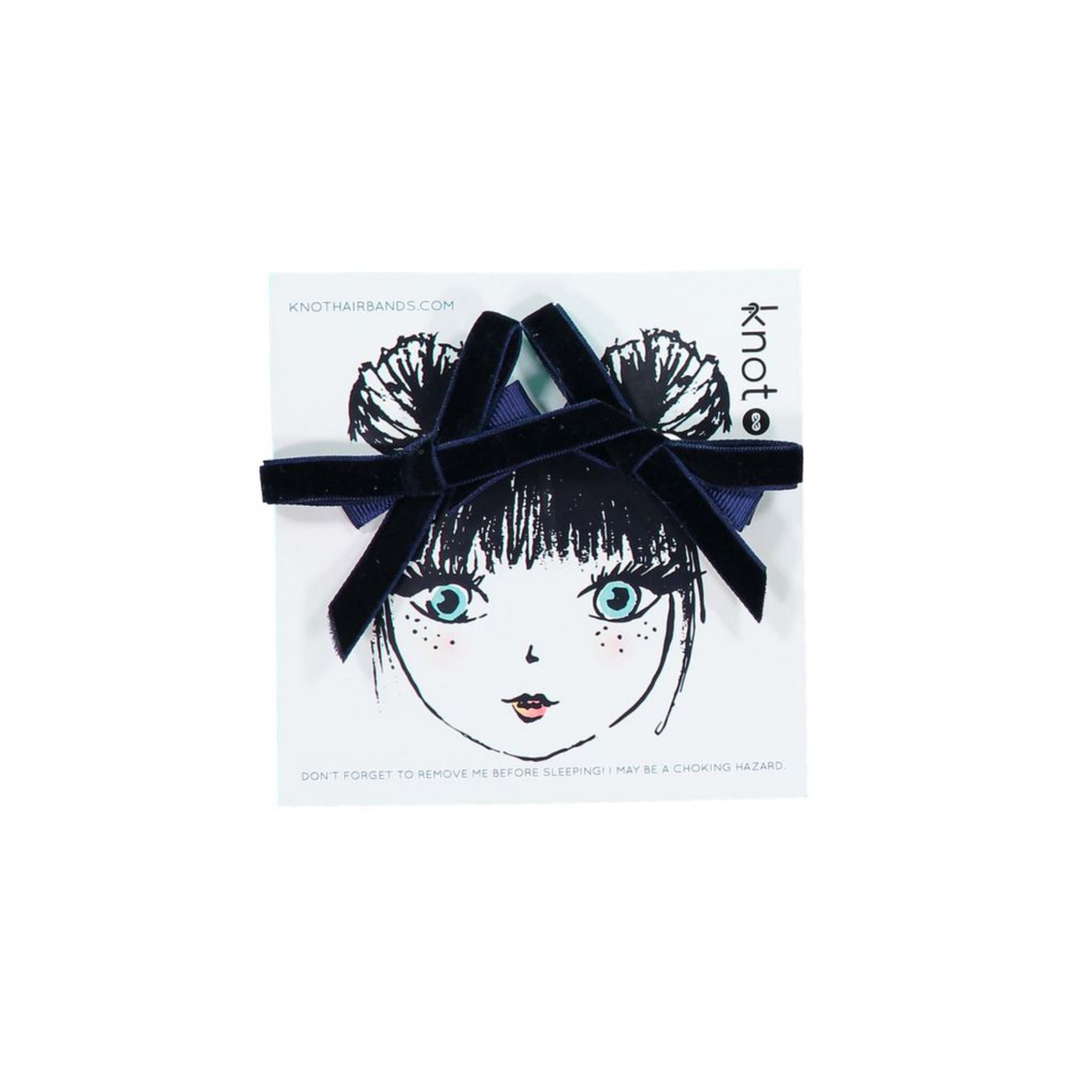 Knot Velvet Ribbon Mini Bow Set