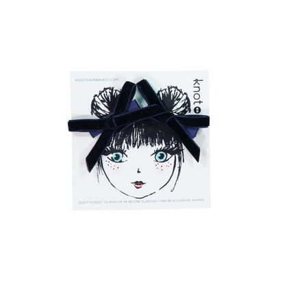 Knot Velvet Ribbon Mini Bow Set