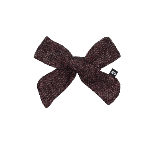 Knot Waffle Bow Clip